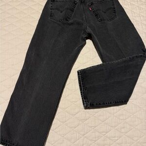 Womens Black Levi Jeans Size 27